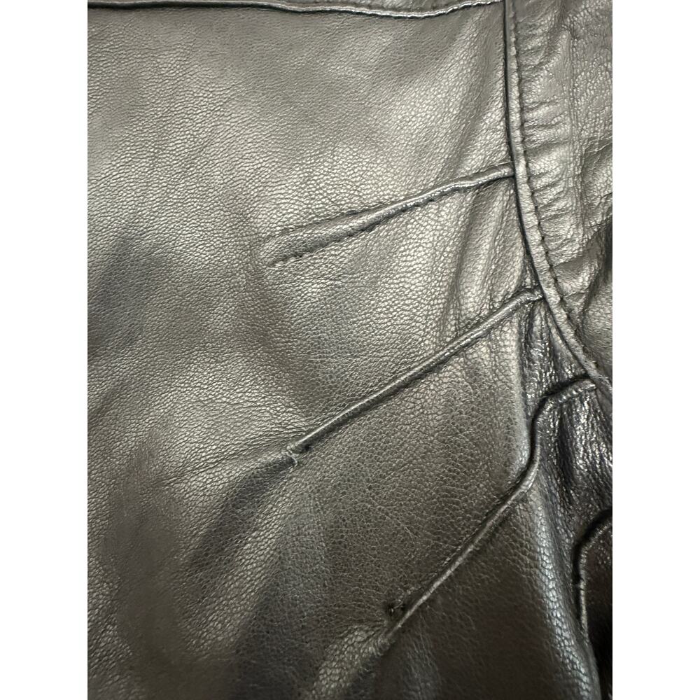 Moto Style Leather Jacket - Caslon - Black - Size L - Picture 5 of 5